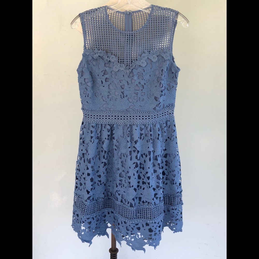 Lace Dress Unbranded Blue